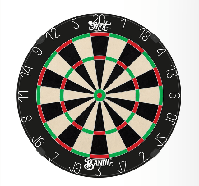  SHOT BANDIT GEN 4 BRISTLE DARTBOARD