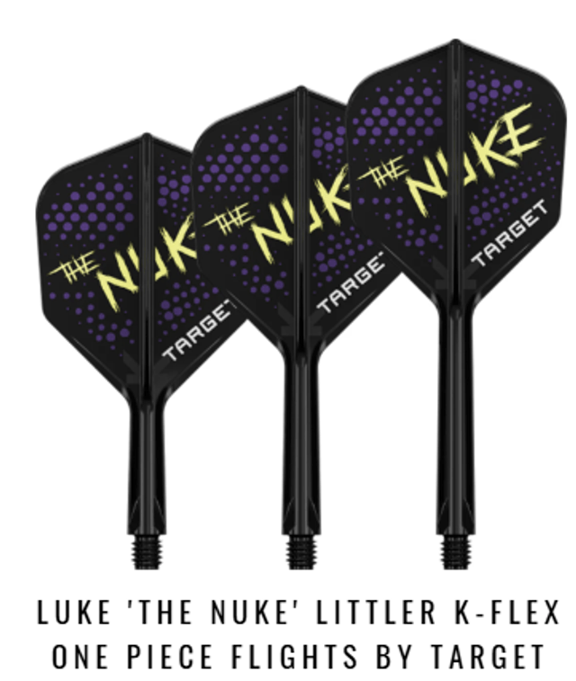 Luke 'The Nuke' Littler No6 K-Flex One Piece Flights by Target