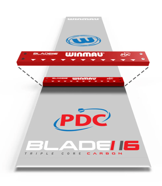 Clearzone PVC Dart Mat with Integrated Oche by Winmau 8213
